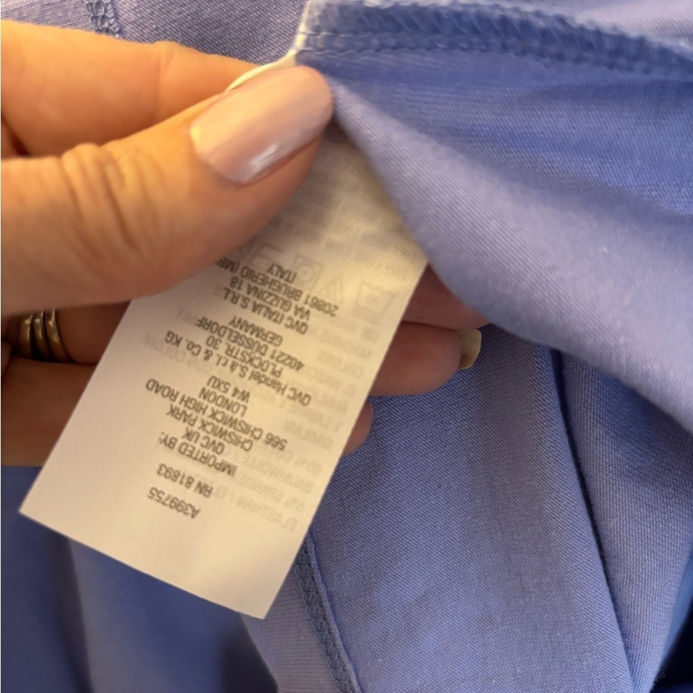 Denim & Co Essentials Perfect Jersey Midi Dress Sz XL Violet - Picture 4 of 7